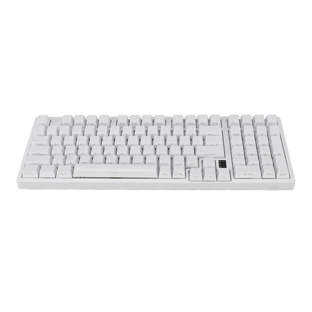 98-Key Wireless Mechanical Keyboard with 3-Mode Connectivity, Linear Switches, and RGB Backlight