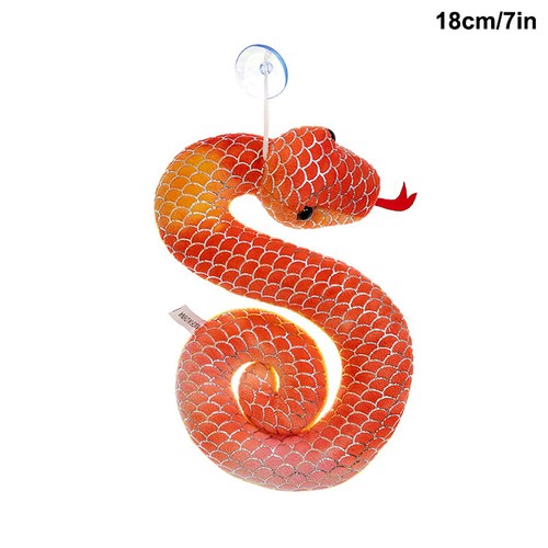 Lucky Snake Plush Toy – Tie-Dye Gold Stamped Snake Mascot For Year Of The Sn~w~ - Photo 11/21