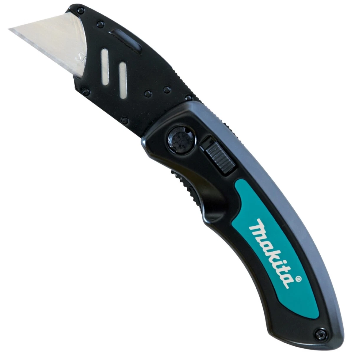 Makita P-90582 Klappmesser blau/schwarz Schnellwechselmechanismus  