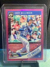 2018 Panini Donruss Optic - Cody Bellinger #115 Pink Prizm Batting Stance