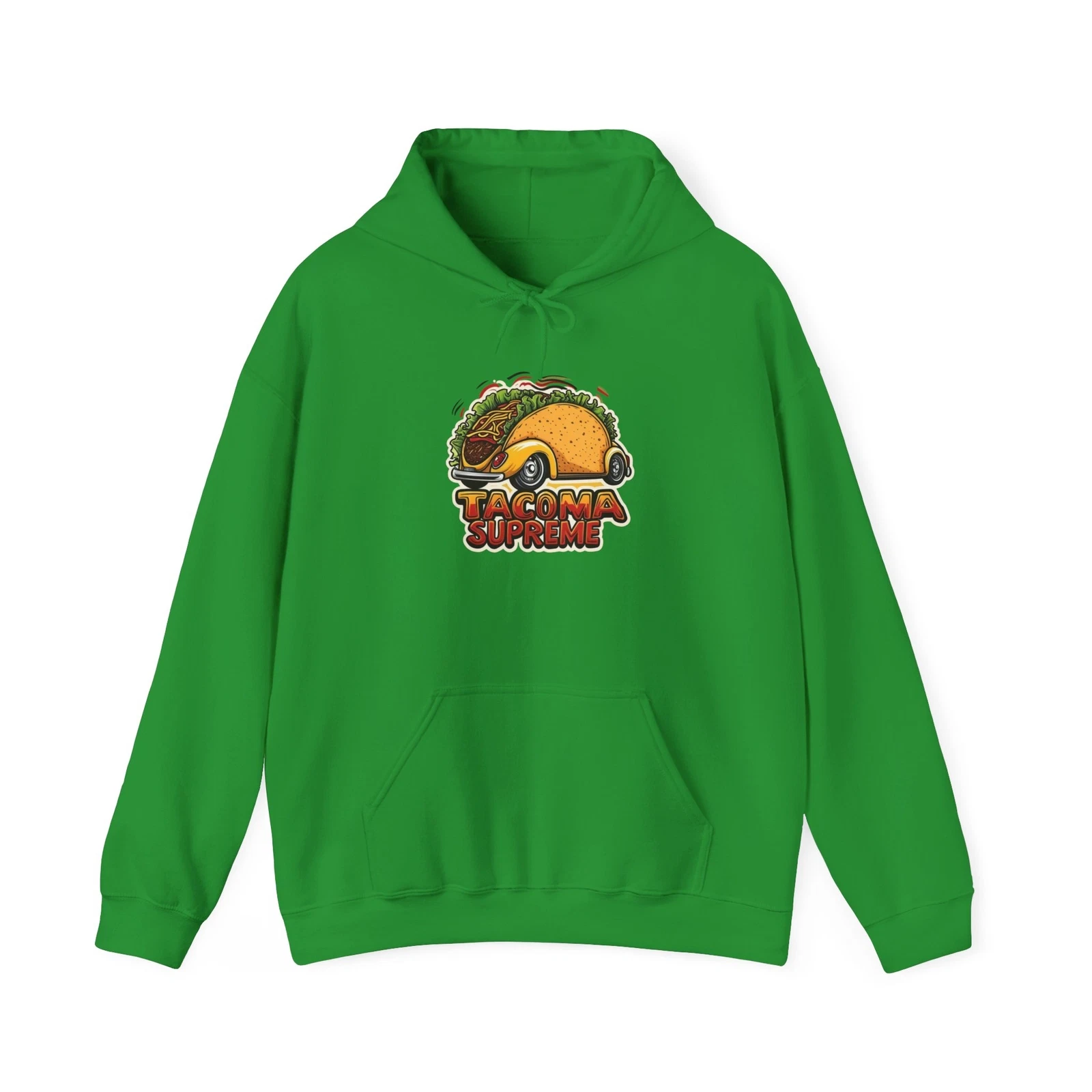 Sweat à capuche Funny Taco Supreme, sweat shirt unisexe mélangé épais, cadeau gastronomique,