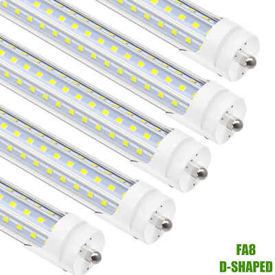 120W 8FT T8 LED Shop Light Bulbs 8 FT FA8 Single Pin LED Tube Light Bulb 6500K