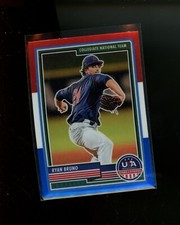 2023 Panini USA Baseball Stars and Stripes Red White and Blue #63 Ryan Bruno