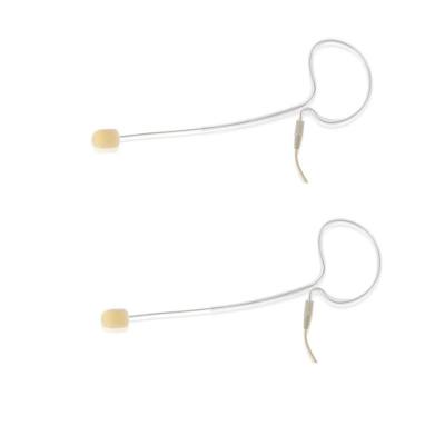 2 Tan Earset Headset Mic For Shure Bodypack Wireless System BLX SLX GLXD