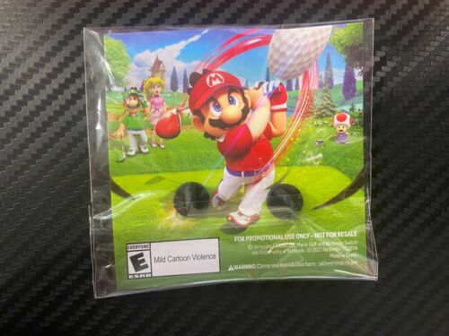 Mario Golf Super Rush Pin Set Gamestop Exclusive Preorder Bonus Mario & Peach - Picture 2 of 2