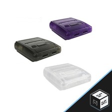 Replacement Plastic Housing Shell Translucent Case for Super NES SFC Console