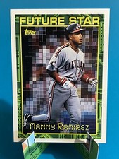 1994 Topps Future Stars Manny Ramirez RC Cleveland Indians #216 Baseball Card