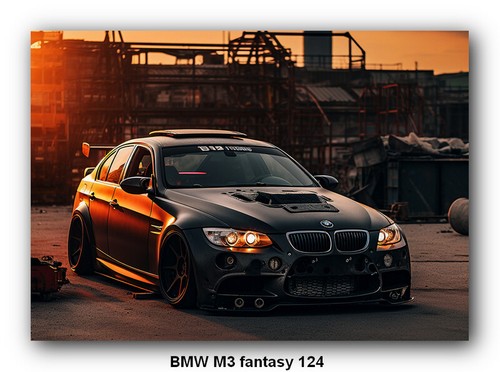 BMW M3 - 40 different CAR POSTER PRINT IMAGE A3 A4 or DIGITAL E30 E46 E36 E90 E9 - Picture 21 of 134