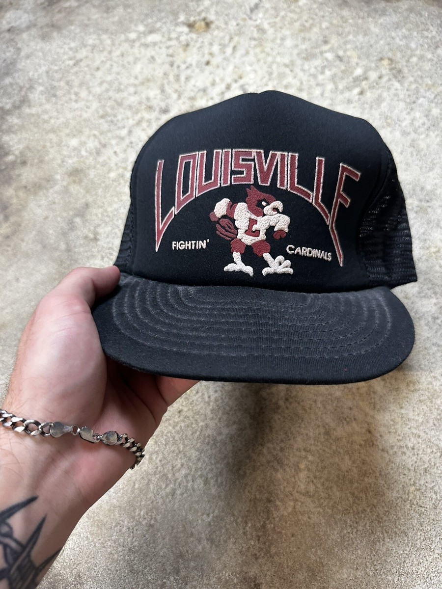 Vintage 80s Sports AJD Hat Cap Super Stripe Mesh Snapback Hat Cap