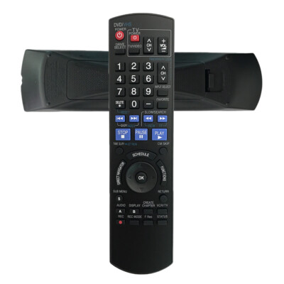 Control Remoto De Repuesto Para Panasonic DMR-EZ28, DMR-EZ475V, DMR-EZ48V - Negro, Alcance 5-10 M