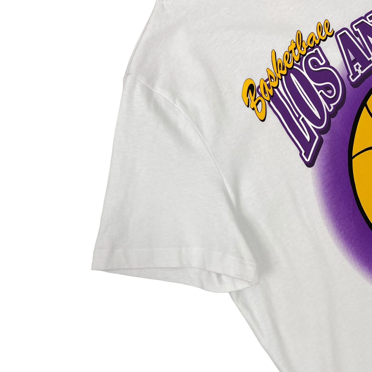 t shirt lakers noir