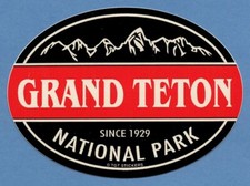 Grand Teton National Park Sticker
