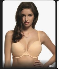 Panache Porcelain Moulded T-Shirt Plunge Bra NUDE Style 3371