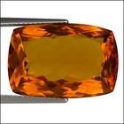 18.14 Ct Natural Honey Quartz Gemstone Honey Brown Color Cushion Cut — photo 1