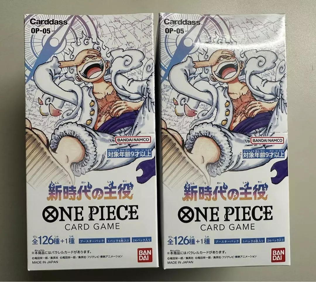  One Piece Cards Awakening of The New Era OP-05 Japanese 5X  Booster Box Packs : Toys & Games