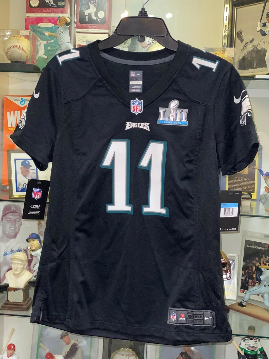 Carson Wentz Womens Medium Super Bowl Lll Game Nike Jersey NEW w