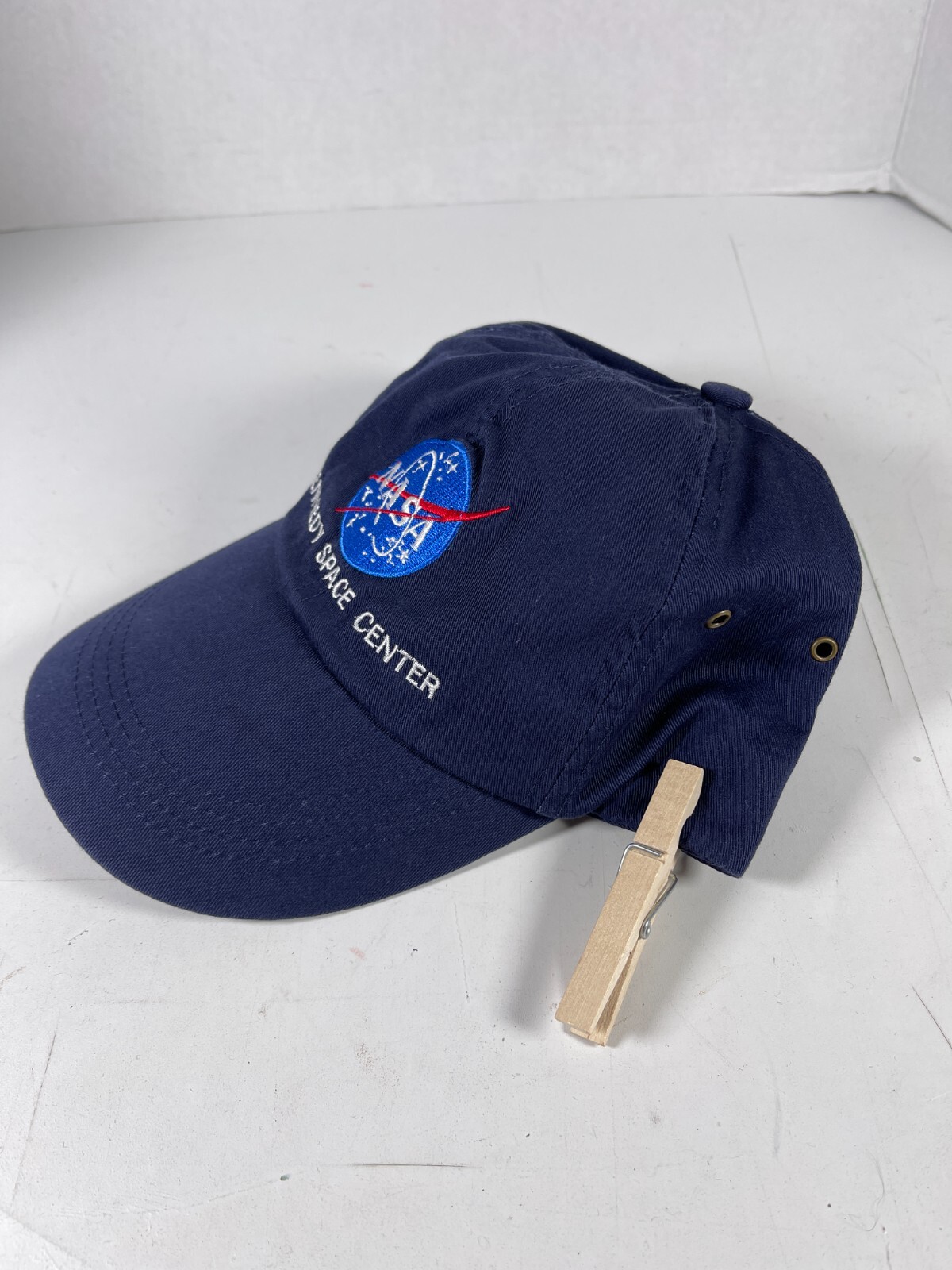 NEW VTG NASA Kennedy Space Center Mens Blue Hat New Cap Merritt Island ...