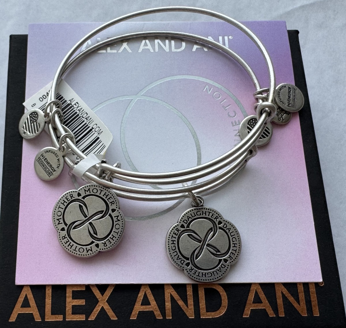 Alex and Ani 'Infinite Connection' Set of Charm Bangle