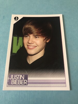 JUSTIN BIEBER 2010 Panini1st Print ROOKIECARD #97 | eBay