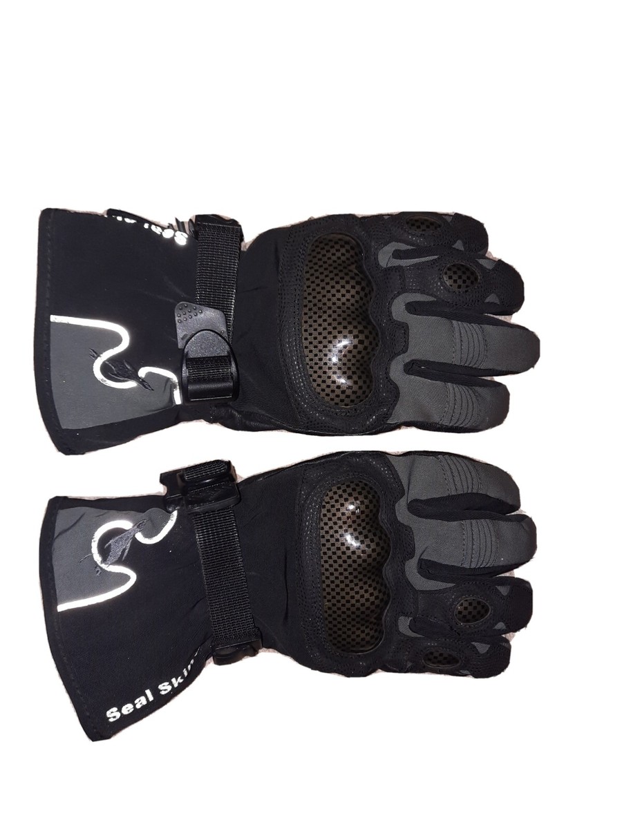 Size Small Motorbike Seal Skin Gloves Not Perfectly Waterproof