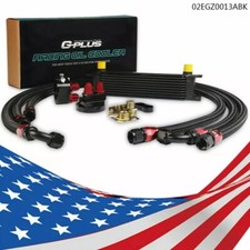 10 Row An10 Engine Fit For Aluminum Oil Cooler Filter Relocation Kit Universal