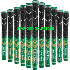 Golf Pride MCC Plus 4 Teams Golf Grips Standard/Midsize Green/Gold Core .60R-New