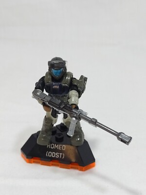 MEGA Halo - Micro Action Figure ODST 'Romeo' Con Capsula Di Atterraggio (HMV57) - Collezionabile Da 5 Cm Con 12 Punti Di Snodo - 2