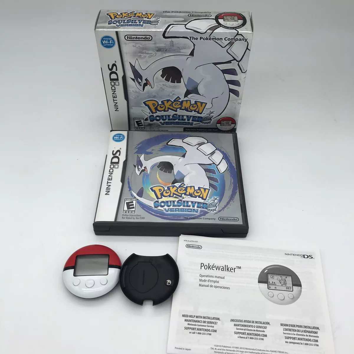 Box Pokémon Soul Silver Original Ds Pokedex Completa - Escorrega o Preço