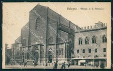 Bologna City Church San Petronio Tram postcard MX4496