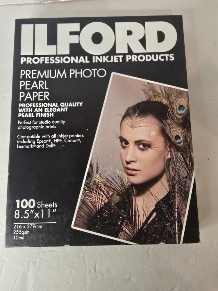 ILFORD Professional INKJET Products 8.5x11 Premium Photo Pearl Paper 100