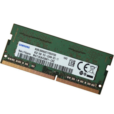 Samsung 8GB DDR4 3200 MHz PC4-25600 Laptop SODIMM 260pin Memory