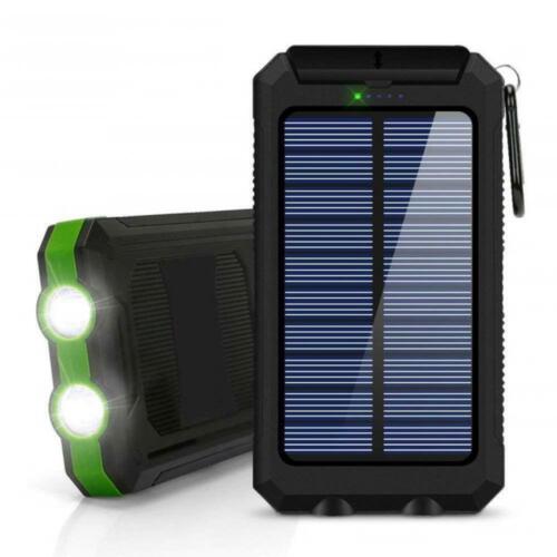 Banco de energía solar portátil 80000 mAh impermeable USB paquete de batería externo cargador - Imagen 15 de 16