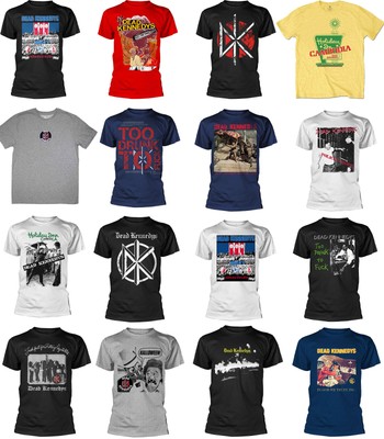 Offizielles Dead Kennedys T-Shirt Urlaub in Kambodscha Punk Band Logo Uber Alles Neu
