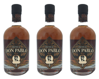 3X Don Pablo Premium Rum 40 % Vol. - 0,7L Flasche Premium