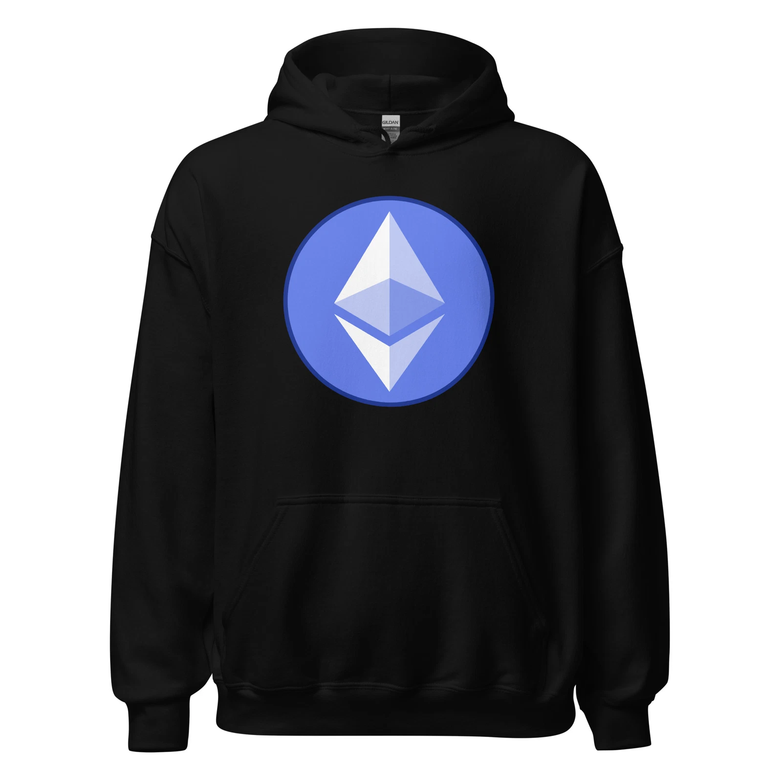 ETH Ethereum Round Logo Cryptocurrency Symbol Pullover Hoodie Sweatshirt