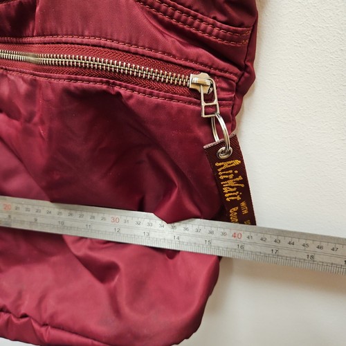 Dr Martens Flight Tote Rose Red Nylon Travel Shoulder Bag Backpack Size 17" #3 - Picture 7 of 10