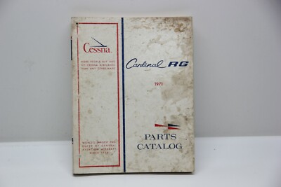 Cessna 177 Cardinal RG Parts Catalog, 1971. | eBay