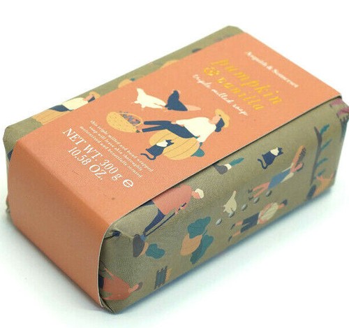 Pumpkin & Vanilla Triple Milled Soap Asquith & Somerset 10.58oz - Picture 2 of 3