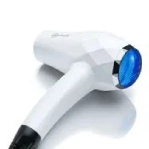 Instyler Blu Mini Secador de Pelo de Viaje Doble Voltaje Turbo con Luz Azul Foto 2 de 4