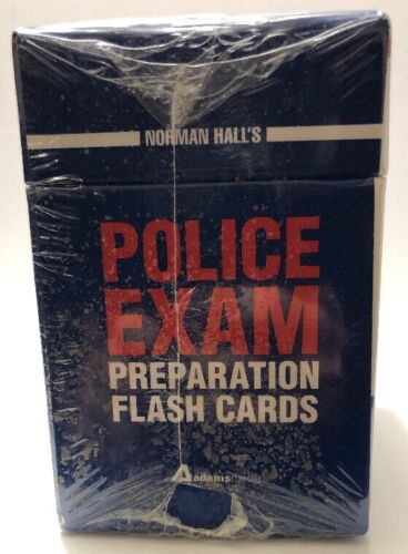 Norman Hall's Police Exam Preparation by Norman Hall 2011 Flash Cards New - Picture 5 of 5