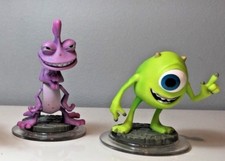 DISNEY INFINITY 1.0 2.0 3.0 Monsters Inc Mike Randall 2 Figures Lot