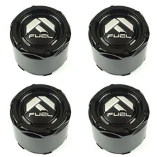 4x New Fuel Black Wheel Center Caps 8lug D587 D579 D582 D617 D618 D626 D628 D682