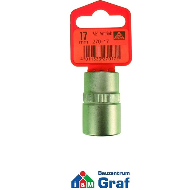 19mm HaWe Steckschlüssel-Einsatz Stecknuss Nuss ELORA 3//8/" 6-kt SW 13mm 17mm