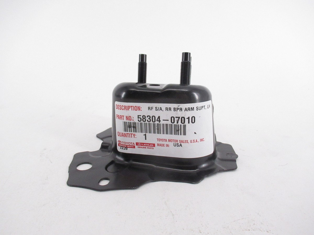 Genuine OEM Toyota 58304-07010 Driver LH Rear Bumper Support Reinf