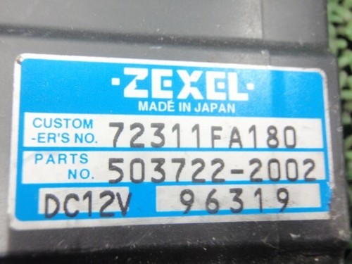 1999 SUBARU IMPREZA GF8 GC8 AC Climate control switch 72311FA180 JDM 236002 - Picture 6 of 6