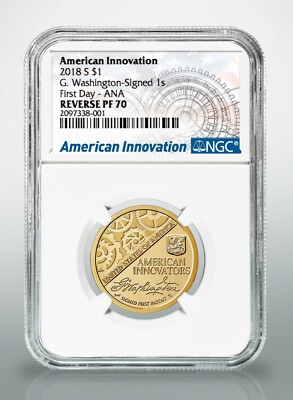 2018 American Innovation $1 NGC REVERSE PF70 First Day ANA IN HAND! HOT