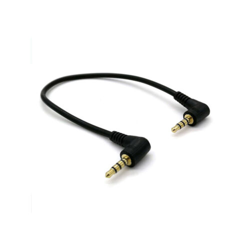 3,5-podwójny kątowy kabel audio AUX Podwójny kąt-Kabel audio Wtyczka-Kabel audio - Zdjęcie 1 z 9