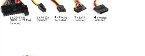 4 x ADT-400 Desktop Computer Power Supply - Output 355W Max - Photo 12/14