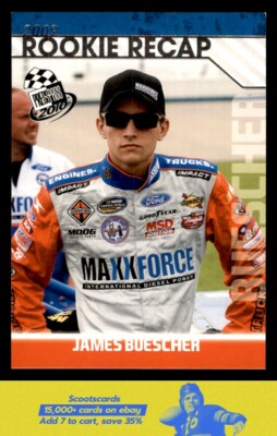 2010 Press Pass Rookie Recap James Buescher #78 Circle Bar Racing ...