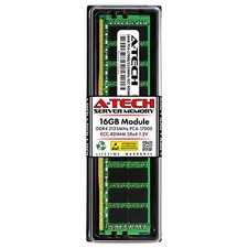 16GB PC4-17000 ECC REG Memory RAM for Dell Po...